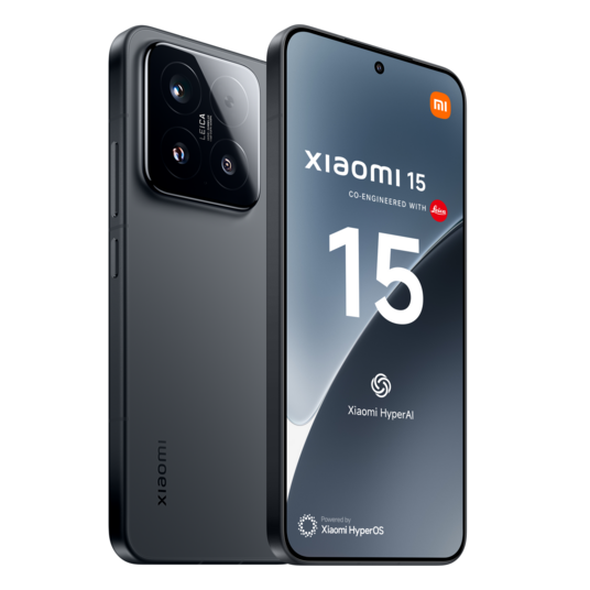Móvil - Xiaomi 15, Negro, 512 GB, 12 GB RAM, 6.36" AMOLED CrystalRes, Snapdragon® 8 Elite, 5240 mAh
