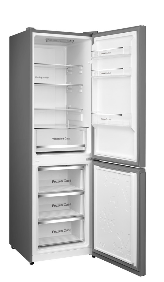Frigorífico combi - VOK EVR-310NEI, No Frost, Altura 185,3 cm, Inox