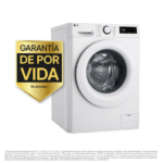 Lavadora secadora - LG F4DR5009A3W, Serie 500, 9kg/6kg, 1400 rpm, 12 programas, Blanco