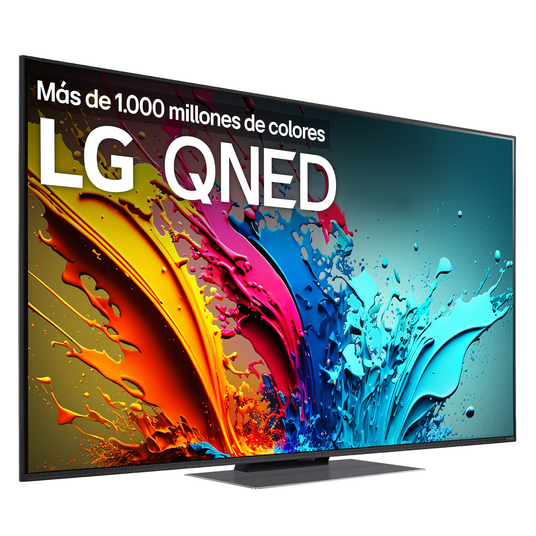 TV QNED 55" - LG 55QNED87T6B, UHD 4K, Procesador Inteligente 4K α8, Smart TV, DVB-T2 (H.265), Negro grafito