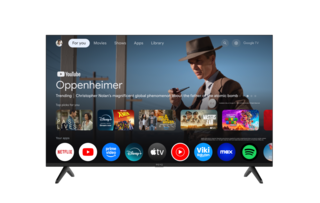 TV QLED 43" - PEAQ 43GQU-5024T, UHD 4K, 2851M, Smart TV, DVB-T2 (H.265), Chromecast incorporado, Google TV, Dolby Vision, Negro