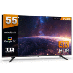 TV DLED 55" - TD SYSTEMS PRIME55K20GLE Hey Google, UHD 4K, Arm Cortex A53x4, Smart TV, DVB-T2 (H.265), Negro