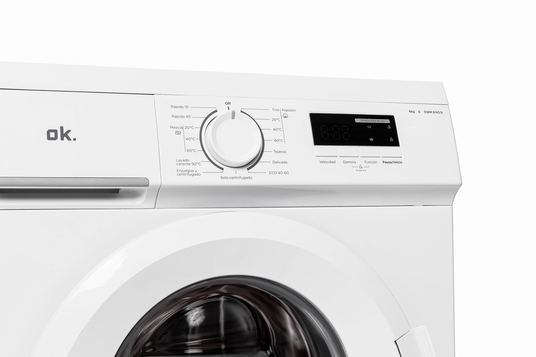 Lavadora carga frontal - ok. OWM 6143 D, 6 kg, 1000 rpm, 15 Programas, Blanco