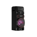 Altavoz de gran potencia - LG XBOOM RNC7, Luces Multi Color, Efectos DJ. Función karaoke. Efectos de Voz, Negro