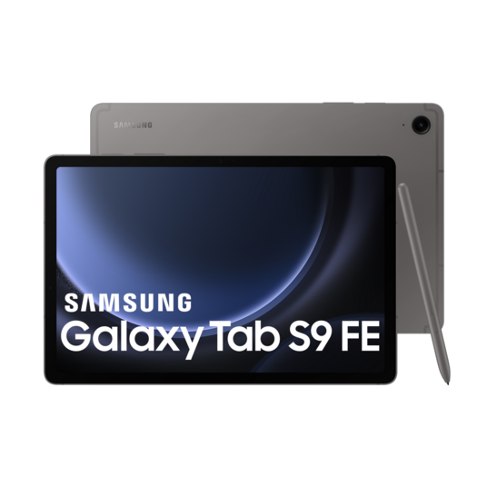 Tablet - Samsung Galaxy Tab S9 FE Wifi, 128GB, 6GB RAM, Gris, 10.9", S Pen, WQXGA+, Exynos 1380, Android 13