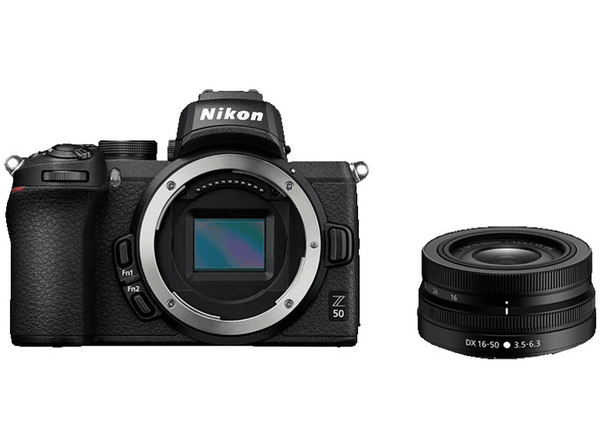 Opinión Kit cámara EVIL – Nikon Z 50 Sistema de 20.9 MP • DX 16-50 VR • Pantalla táctil de 8 cm • WLAN • Negro