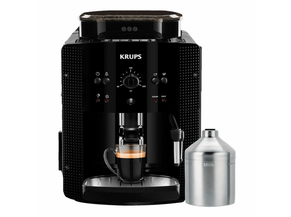 Opinión Cafetera express – Krups EA81M8 • 15 bares • 1.7 L • Espumador de leche • 260g café • Negro