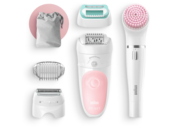 Opinión Depiladora – Braun • Silk-épil Beauty Set 5 5-875 • 4 en 1 • Inalámbrica • Wet&Dry • 2 Ajustes de velocidad • Blanco