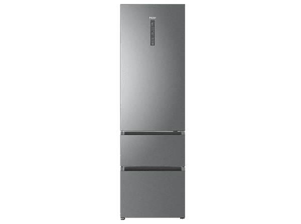Opinión Frigorífico combi – Haier 3D 60 Series 3 A3FE737CGJ • 371l • Total No Frost • 200cm • Motor Inverter • Botellero • Inox