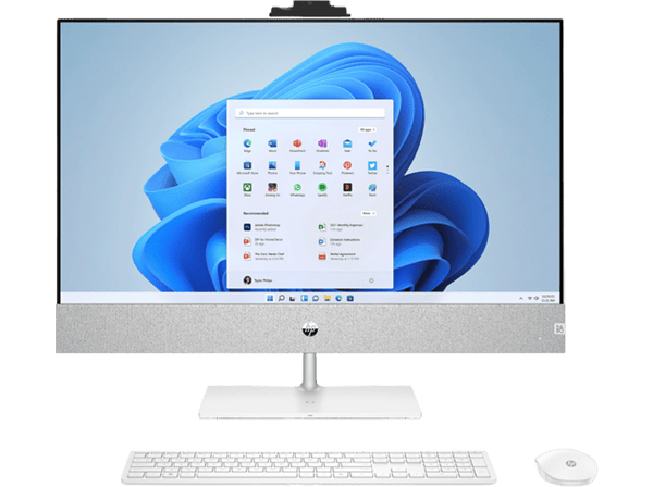 Opinión All in one – HP Pavilion 27-ca0001ns • 27″ Full HD • AMD Ryzen™ 5 5500U • 16GB RAM • 512GB SSD • AMD Radeon™ • W11 Home • Blanco