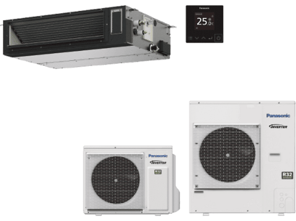 Opinión Aire acondicionado por conductos – Panasonic KIT-100PF3Z5-6 • Split 1×1 • 9724 fg/h • Bomba de calor • Blanco