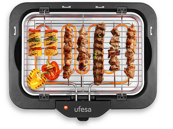 Opinión Barbacoa – Ufesa Sintra • 2300 W • Eléctrica • 2 niveles de cocción • Negro
