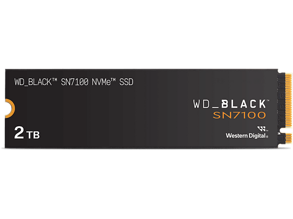 Opinión Disco duro SSD interno 2TB – WD_BLACK SN7100 NVMe SSD • Hasta 7250 MB/s lectura • M.2 2280 • Negro