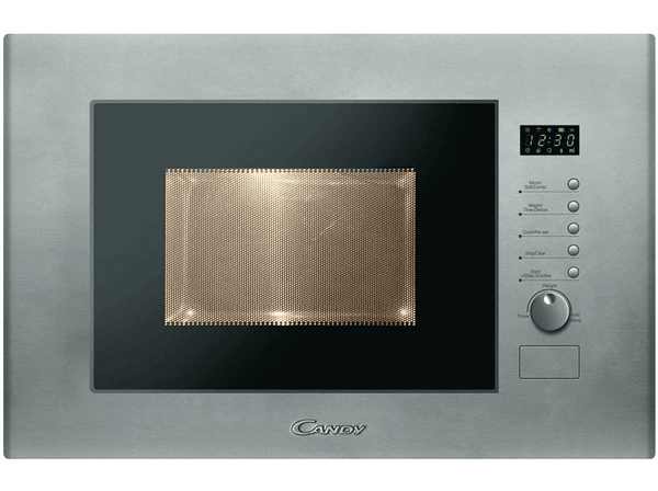 Opinión Candy MIC20GDFX • Grill • 1000W • 8 niveles • 20l • Sin marco • Plato giratorio 24.5cm • Inox