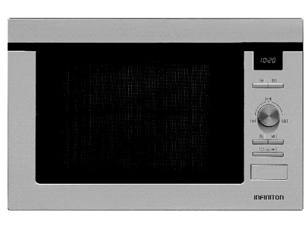 Opinión 1625 • 25L • Plato de 31 •5 cm • 900W • Control digital • Inox